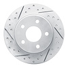 830-54032L Geoperformance Drilled/Slotted Brake Rotor, 1993-2005 Ford/Lincoln/Mercury/Mazda, Position: Rear Left - image 1