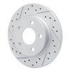 830-54032L Geoperformance Drilled/Slotted Brake Rotor, 1993-2005 Ford/Lincoln/Mercury/Mazda, Position: Rear Left - image 2