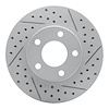 830-54033R Geoperformance Drilled/Slotted Brake Rotor, 1994-2004 Ford/Lincoln/Mercury/Mazda, Position: Front Right - image 1