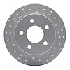 830-54034R Geoperformance Drilled/Slotted Brake Rotor, 1994-2004 Ford/Lincoln/Mercury/Mazda, Position: Rear Right - image 1