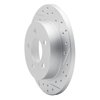 830-54034R Geoperformance Drilled/Slotted Brake Rotor, 1994-2004 Ford/Lincoln/Mercury/Mazda, Position: Rear Right - image 2