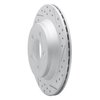 830-54037R Geoperformance Drilled/Slotted Brake Rotor, 1994-2004 Ford/Lincoln/Mercury/Mazda, Position: Rear Right - image 2
