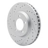 830-54043L Geoperformance Drilled/Slotted Brake Rotor, 1965-1966 Ford/Lincoln/Mercury/Mazda, Position: Front Left - image 2