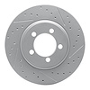 830-54043R Geoperformance Drilled/Slotted Brake Rotor, 1965-1966 Ford/Lincoln/Mercury/Mazda, Position: Front Right - image 1