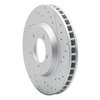 830-54043R Geoperformance Drilled/Slotted Brake Rotor, 1965-1966 Ford/Lincoln/Mercury/Mazda, Position: Front Right - image 2