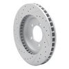 830-54043R Geoperformance Drilled/Slotted Brake Rotor, 1965-1966 Ford/Lincoln/Mercury/Mazda, Position: Front Right - image 4