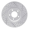 830-54044R Geoperformance Drilled/Slotted Brake Rotor, 2000-2006 Multiple Makes/Models, Position: Front Right - image 1