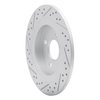 830-54051R Geoperformance Drilled/Slotted Brake Rotor, 2002-2004 Ford/Lincoln/Mercury/Mazda, Position: Rear Right - image 4