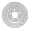 830-54057R Geoperformance Drilled/Slotted Brake Rotor, 2005-2014 Ford/Lincoln/Mercury/Mazda, Position: Front Right - image 1