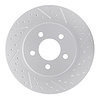 830-54058R Geoperformance Drilled/Slotted Brake Rotor, 2005-2014 Ford/Lincoln/Mercury/Mazda, Position: Rear Right - image 1