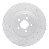 830-54060L Geoperformance Drilled/Slotted Brake Rotor, 2007-2014 Ford/Lincoln/Mercury/Mazda, Position: Front Left - image 1