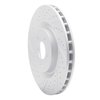 830-54060L Geoperformance Drilled/Slotted Brake Rotor, 2007-2014 Ford/Lincoln/Mercury/Mazda, Position: Front Left - image 2