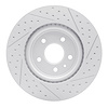 830-54062L Geoperformance Drilled/Slotted Brake Rotor, 2009-2010 Ford/Lincoln/Mercury/Mazda, Position: Front Left - image 1