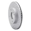 830-54063L Geoperformance Drilled/Slotted Brake Rotor, 2011-2019 Ford/Lincoln/Mercury/Mazda, Position: Front Left - image 2