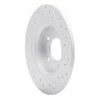 830-54064L Geoperformance Drilled/Slotted Brake Rotor, 1998-2015 Ford/Lincoln/Mercury/Mazda, Position: Rear Left - image 4