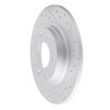 830-54064R Geoperformance Drilled/Slotted Brake Rotor, 1998-2015 Ford/Lincoln/Mercury/Mazda, Position: Rear Right - image 2
