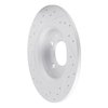 830-54064R Geoperformance Drilled/Slotted Brake Rotor, 1998-2015 Ford/Lincoln/Mercury/Mazda, Position: Rear Right - image 4