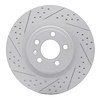 830-54065L Geoperformance Drilled/Slotted Brake Rotor, 2011-2014 Ford/Lincoln/Mercury/Mazda, Position: Front Left - image 1