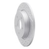 830-54066L Geoperformance Drilled/Slotted Brake Rotor, 2012-2018 Ford/Lincoln/Mercury/Mazda, Position: Rear Left - image 2
