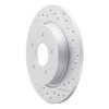830-54066R Geoperformance Drilled/Slotted Brake Rotor, 2012-2018 Ford/Lincoln/Mercury/Mazda, Position: Rear Right - image 2