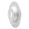 830-54068L Geoperformance Drilled/Slotted Brake Rotor, 2013-2020 Ford/Lincoln/Mercury/Mazda, Position: Rear Left - image 2
