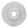 830-54071L Geoperformance Drilled/Slotted Brake Rotor, 2013-2014 Ford/Lincoln/Mercury/Mazda, Position: Front Left - image 1