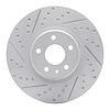 830-54073L Geoperformance Drilled/Slotted Brake Rotor, 2013-2020 Ford/Lincoln/Mercury/Mazda, Position: Front Left - image 1