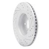 830-54077L Geoperformance Drilled/Slotted Brake Rotor, 2015-2020 Ford/Lincoln/Mercury/Mazda, Position: Front Left - image 4