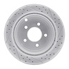 830-54090L Geoperformance Drilled/Slotted Brake Rotor, 2007-2010 Ford/Lincoln/Mercury/Mazda, Position: Rear Left - image 1