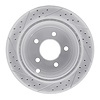 830-54090R Geoperformance Drilled/Slotted Brake Rotor, 2007-2010 Ford/Lincoln/Mercury/Mazda, Position: Rear Right - image 1