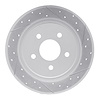 830-54093R Geoperformance Drilled/Slotted Brake Rotor, 2013-2018 Ford/Lincoln/Mercury/Mazda, Position: Rear Right - image 1