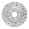 830-54094L Geoperformance Drilled/Slotted Brake Rotor, 2011-2019 Ford/Lincoln/Mercury/Mazda, Position: Front Left - image 1