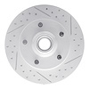 830-54097R Geoperformance Drilled/Slotted Brake Rotor, 1973-1993 Ford/Lincoln/Mercury/Mazda, Position: Front Right - image 1