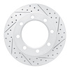 830-54108R Geoperformance Drilled/Slotted Brake Rotor, 1980-1994 Ford/Lincoln/Mercury/Mazda, Position: Front Right - image 1