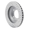 830-54109L Geoperformance Drilled/Slotted Brake Rotor, 1976-1993 Ford/Lincoln/Mercury/Mazda, Position: Front Left - image 3