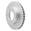 830-54109R Geoperformance Drilled/Slotted Brake Rotor, 1976-1993 Ford/Lincoln/Mercury/Mazda, Position: Front Right - image 1