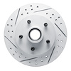 830-54110L Geoperformance Drilled/Slotted Brake Rotor, 1983-1994 Ford/Lincoln/Mercury/Mazda, Position: Front Left - image 1