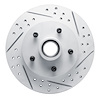830-54110R Geoperformance Drilled/Slotted Brake Rotor, 1983-1994 Ford/Lincoln/Mercury/Mazda, Position: Front Right - image 1