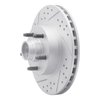 830-54141L Geoperformance Drilled/Slotted Brake Rotor, 1995-2011 Ford/Lincoln/Mercury/Mazda, Position: Front Left - image 2