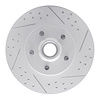 830-54141R Geoperformance Drilled/Slotted Brake Rotor, 1995-2011 Ford/Lincoln/Mercury/Mazda, Position: Front Right - image 1