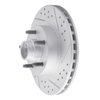 830-54141R Geoperformance Drilled/Slotted Brake Rotor, 1995-2011 Ford/Lincoln/Mercury/Mazda, Position: Front Right - image 2