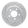 830-54144L Geoperformance Drilled/Slotted Brake Rotor, 1995-2002 Ford/Lincoln/Mercury/Mazda, Position: Front Left - image 1