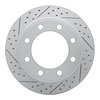 830-54161L Geoperformance Drilled/Slotted Brake Rotor, 1999-2005 Ford/Lincoln/Mercury/Mazda, Position: Rear Left - image 1