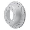 830-54161R Geoperformance Drilled/Slotted Brake Rotor, 1999-2005 Ford/Lincoln/Mercury/Mazda, Position: Rear Right - image 2