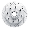 830-54163L Geoperformance Drilled/Slotted Brake Rotor, 1999-2002 Ford/Lincoln/Mercury/Mazda, Position: Front Left - image 1