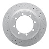 830-54168L Geoperformance Drilled/Slotted Brake Rotor, 1999-2007 Ford/Lincoln/Mercury/Mazda, Position: Rear Left - image 1