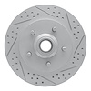 830-54170R Geoperformance Drilled/Slotted Brake Rotor, 1999-2004 Ford/Lincoln/Mercury/Mazda, Position: Front Right - image 1
