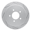 830-54173R Geoperformance Drilled/Slotted Brake Rotor, 1997-2004 Ford/Lincoln/Mercury/Mazda, Position: Rear Right - image 1