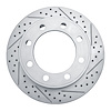 830-54174R Geoperformance Drilled/Slotted Brake Rotor, 1999-2005 Ford/Lincoln/Mercury/Mazda, Position: Front Right - image 1