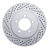 830-54179L Geoperformance Drilled/Slotted Brake Rotor, 2002-2005 Ford/Lincoln/Mercury/Mazda, Position: Front Left - image 1